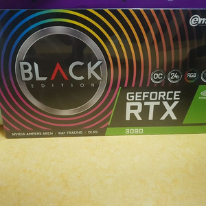 이엠텍 RTX 3090 블랙에디션 24GB 새제품 네고