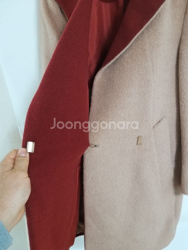 여성 SJSJ 라마 롱코트 (박시85-90)--1