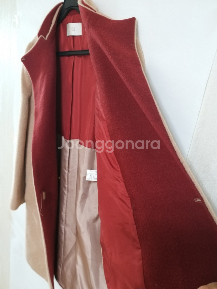 여성 SJSJ 라마 롱코트 (박시85-90)--2