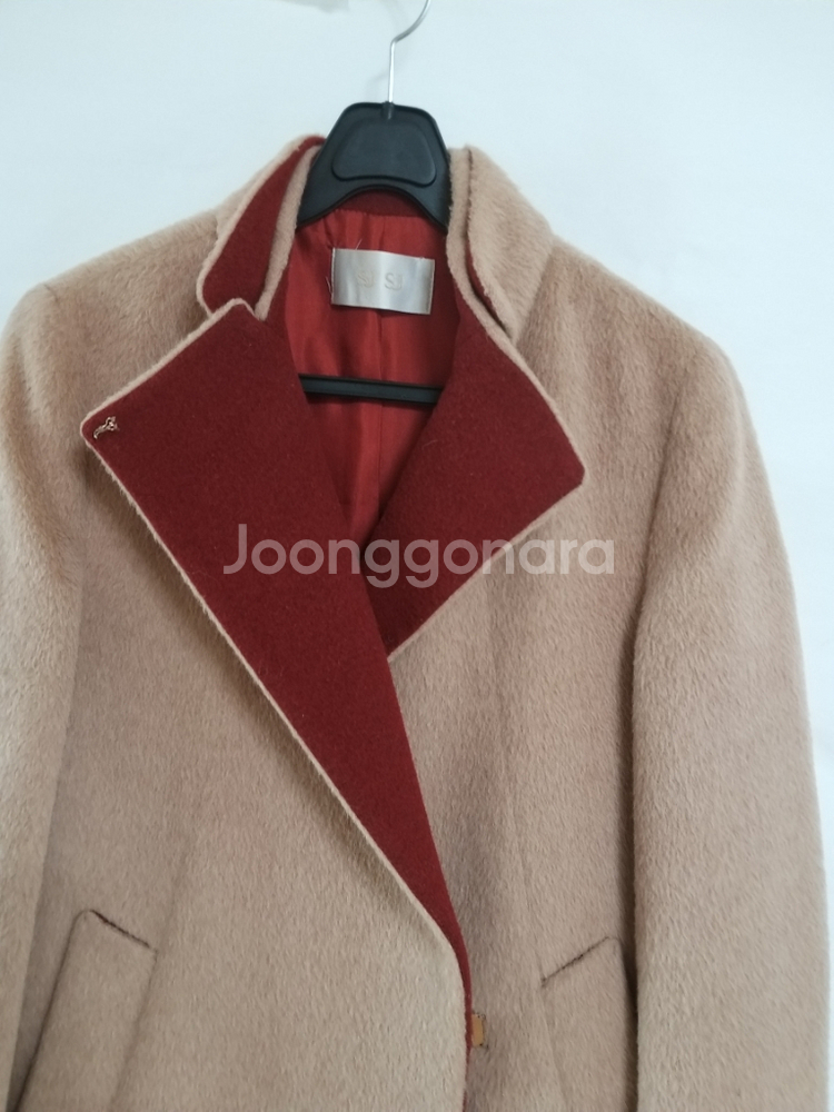 여성 SJSJ 라마 롱코트 (박시85-90)--3