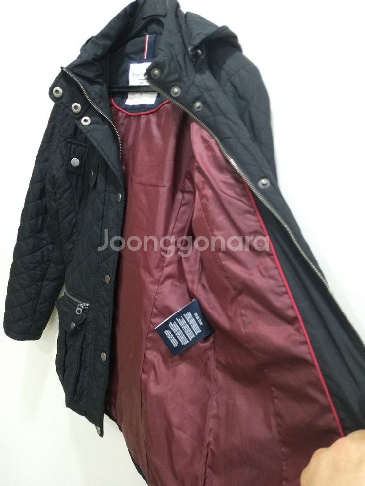 여성 타미힐피거 누빔 반코트 (90)--2