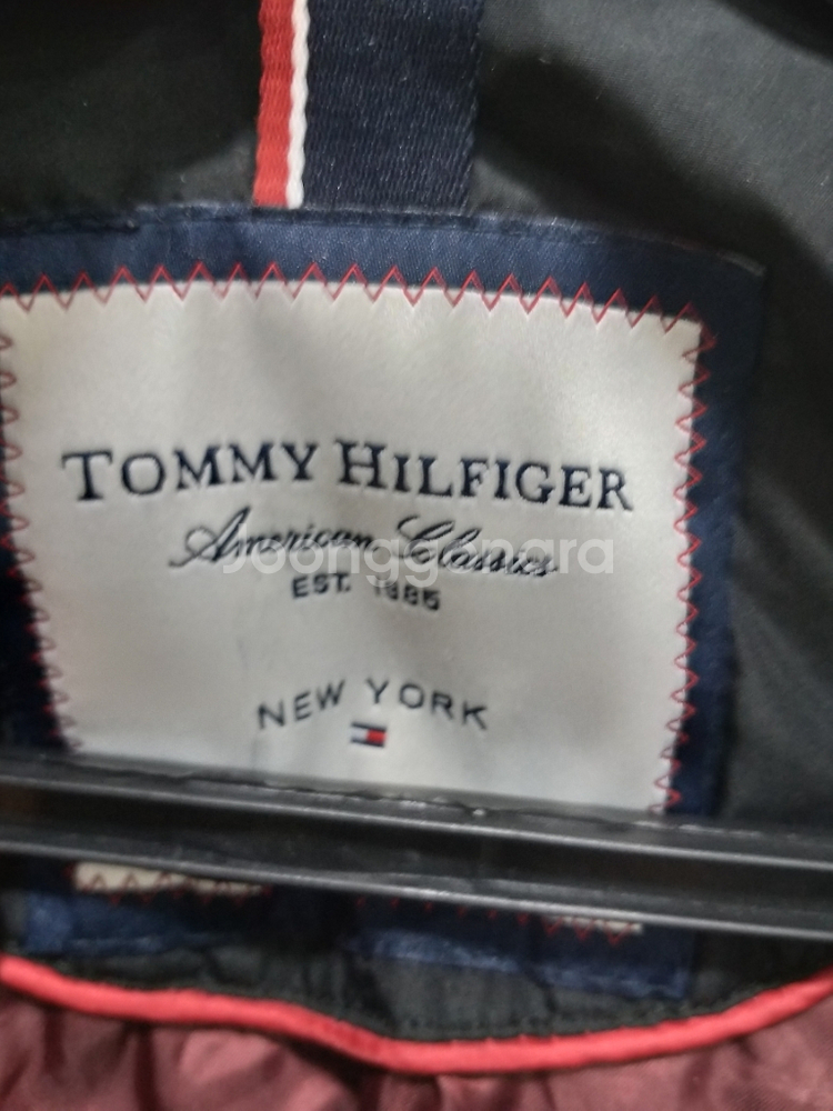 여성 타미힐피거 누빔 반코트 (90)--3