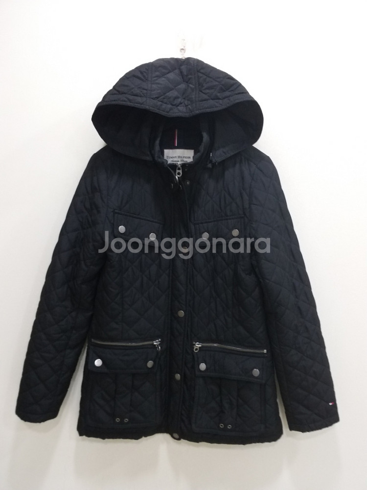 여성 타미힐피거 누빔 반코트 (90)--7