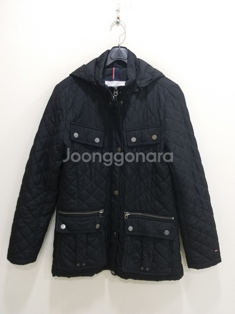 여성 타미힐피거 누빔 반코트 (90)--8