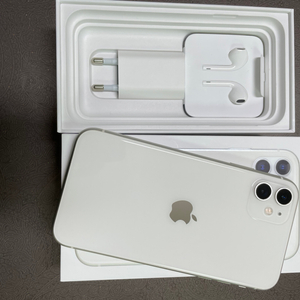 아이폰 11 화이트 64gb (s급) 풀박스