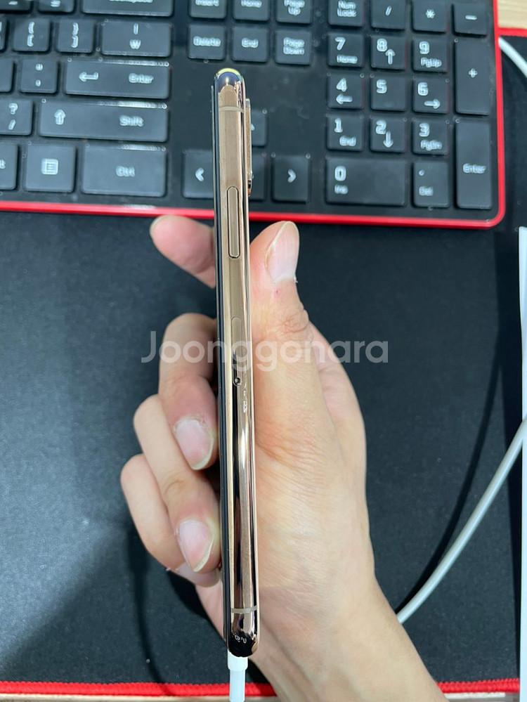 아이폰xs 64gb 골드--3