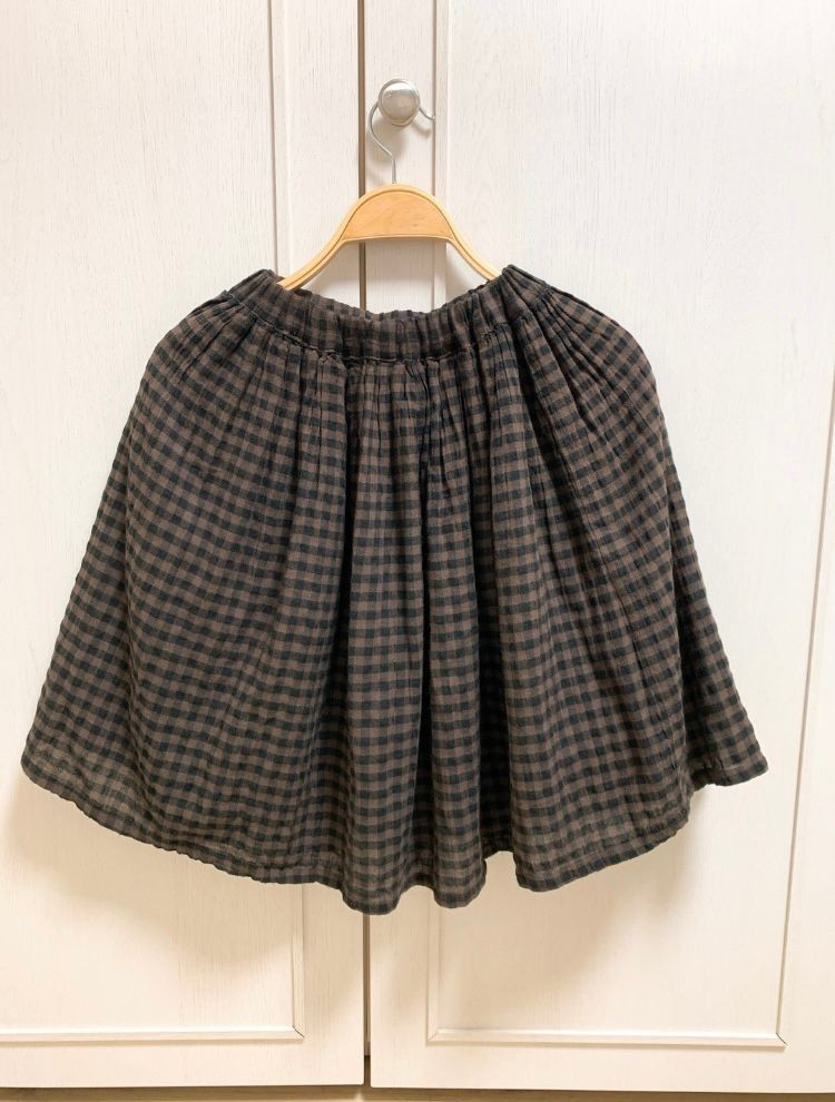 리틀콜리 여아 체크치마 11호--2