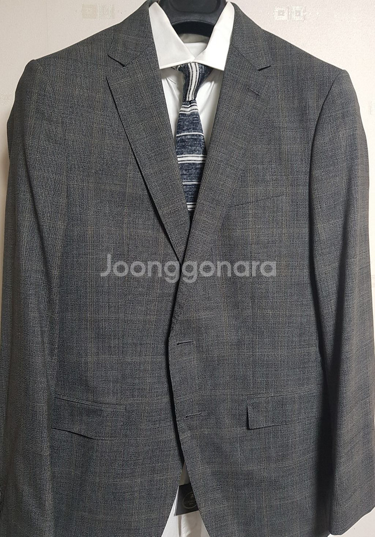 루나에비뉴7 휴고보스 블랙 라벨 글렌 플래드 수트 정장--5