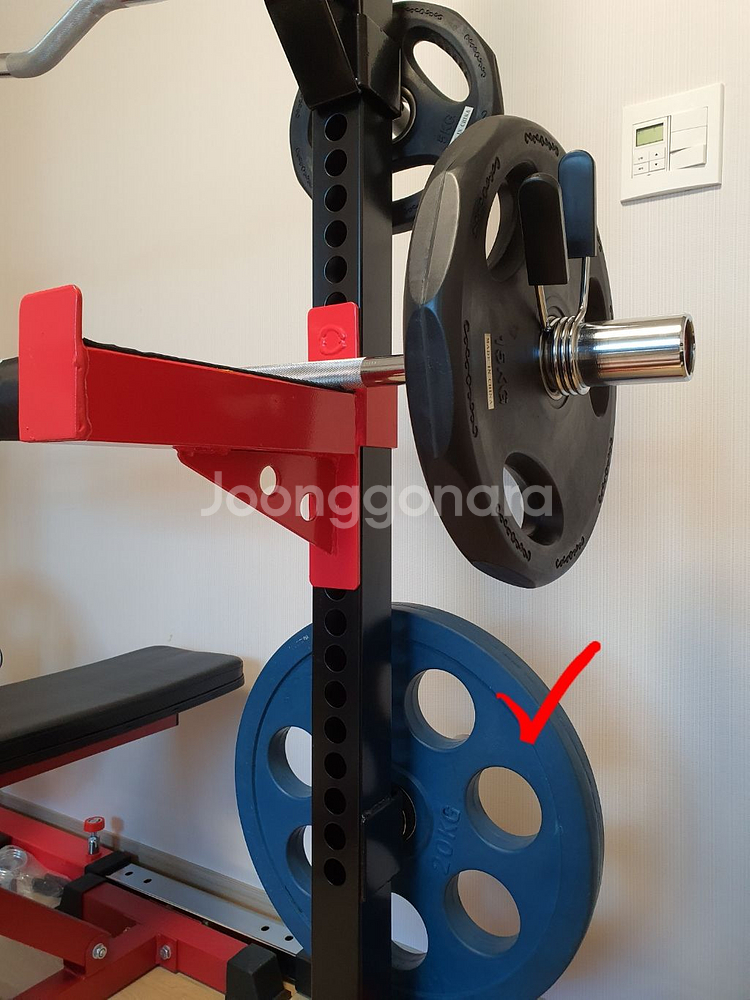 헬스기구 세트(스쿼트렉, 각도조절 벤치, 덤벨바벨 등)--1