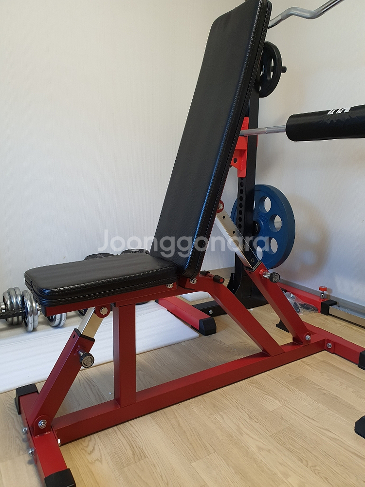 헬스기구 세트(스쿼트렉, 각도조절 벤치, 덤벨바벨 등)--3