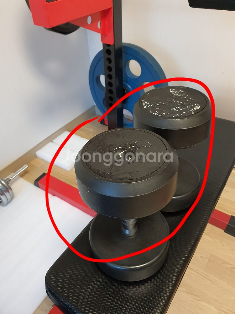 헬스기구 세트(스쿼트렉, 각도조절 벤치, 덤벨바벨 등)--6