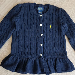 여아 폴로 스웨터가디건