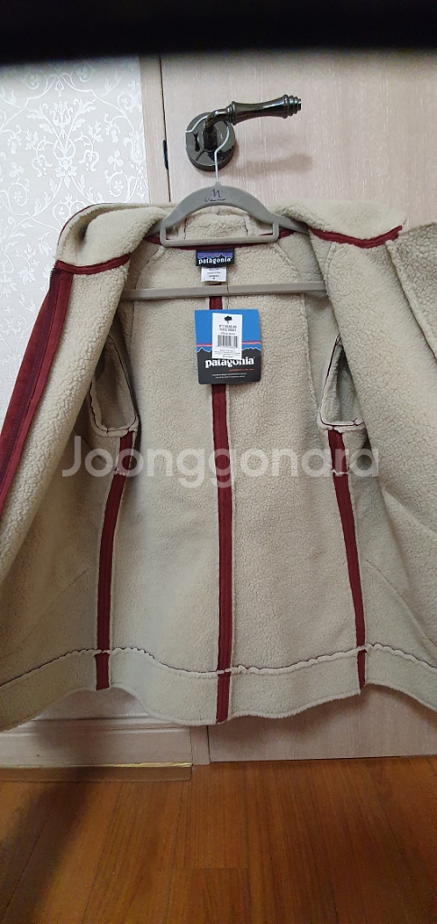 파타고니아 여성용 shearling fleece hoo--4