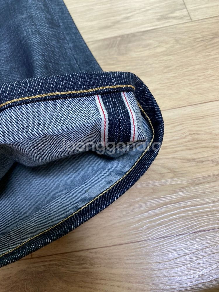 [S]유니폼브릿지 딥인디고 셀비지--2