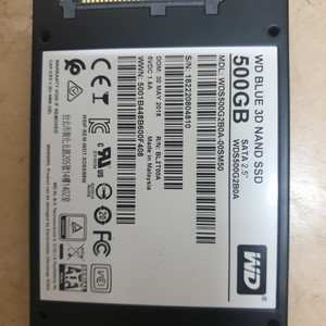 wd blue 2.5인치 ssd 500기가