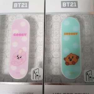 라인프렌즈 bt21 홀더스틱 핸드폰 거치대