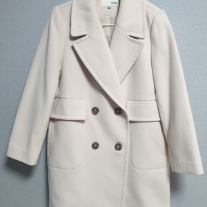 미쏘 아이보리 코트 M