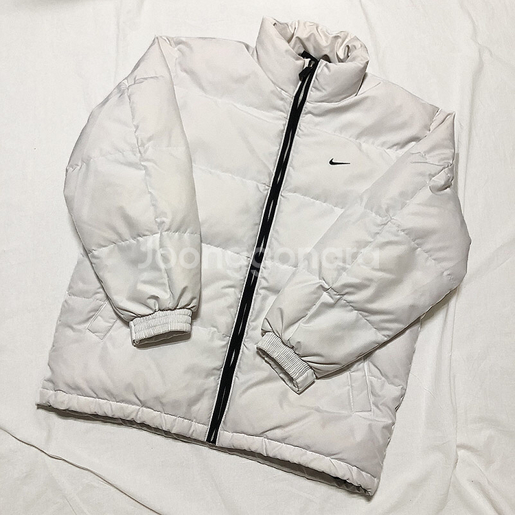 [L]나이키 뉴쳄프 화이트 숏패딩--1