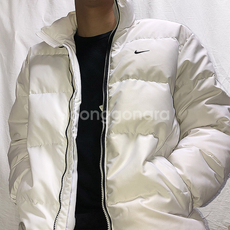 [L]나이키 뉴쳄프 화이트 숏패딩--0