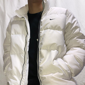 [L]나이키 뉴쳄프 화이트 숏패딩