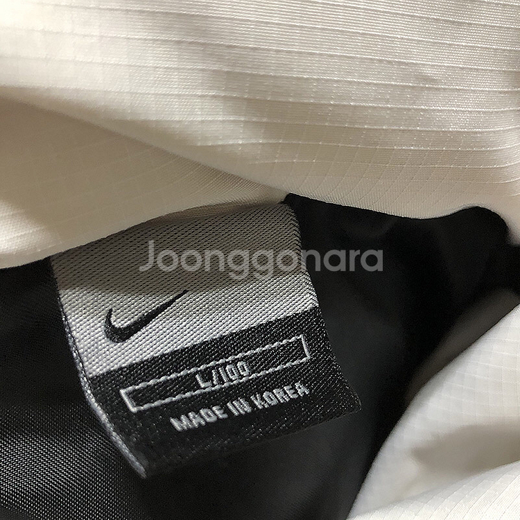 [L]나이키 뉴쳄프 화이트 숏패딩--5