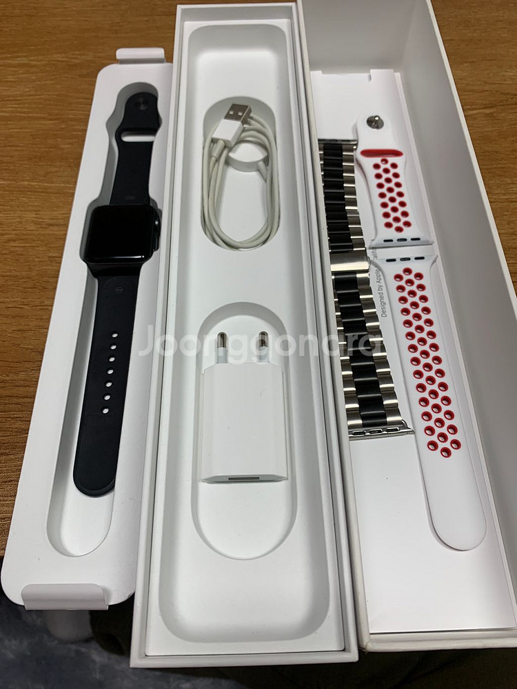 애플워치 3 gps 스그 42mm--0