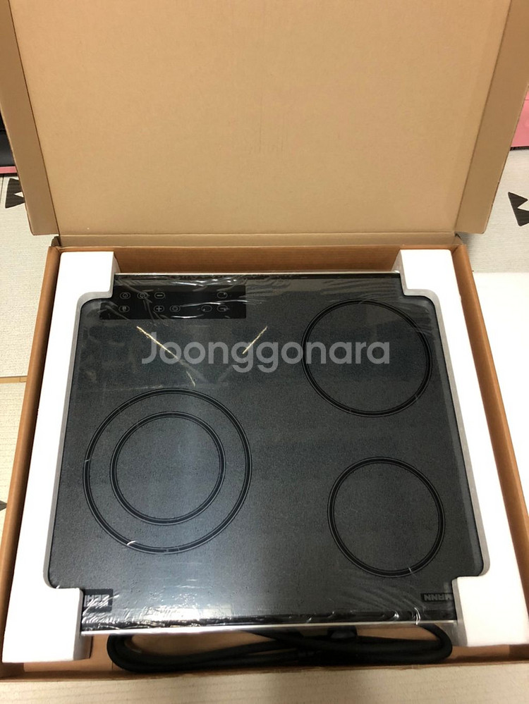 한스슈만 3구 듀얼 전기렌지 전기레인지 하이라이트 HS--0