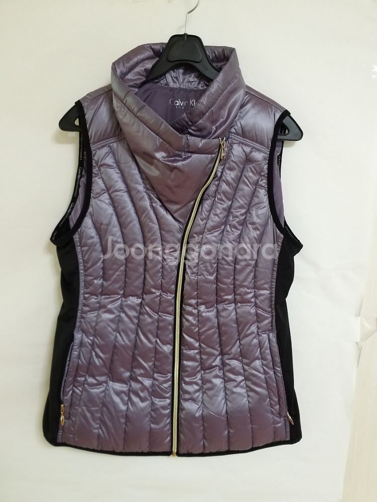여성 캘빈클라인 거위털 패딩조끼 (90-95)--7