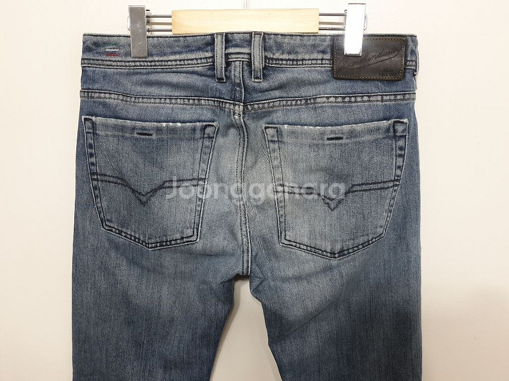 (31) 디젤 자탄 청바지 연청 데님팬츠 이태리판--5