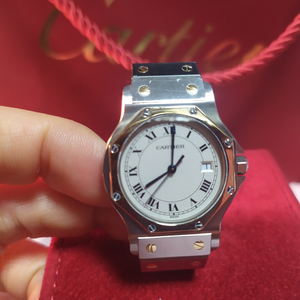 까르띠에 산토스 옥타곤 18k 콤비 빈티지 시계 명품