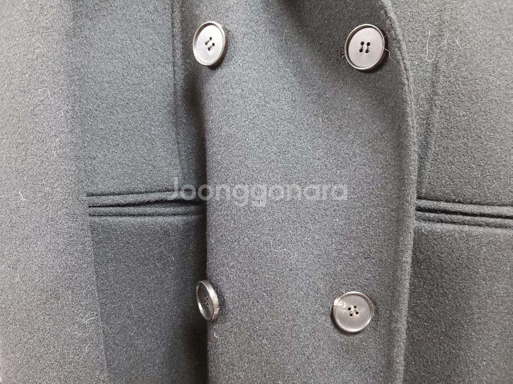 울90프로 블랙 코트 새상품 준명품--5