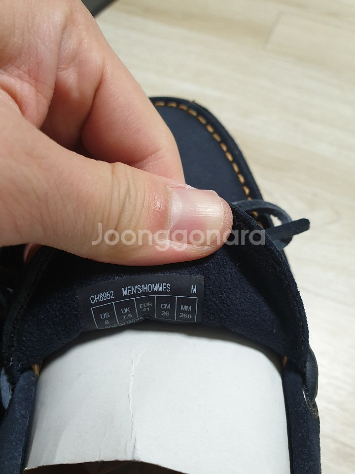 (새상품)락포트 말콤타이 로퍼 8M--2