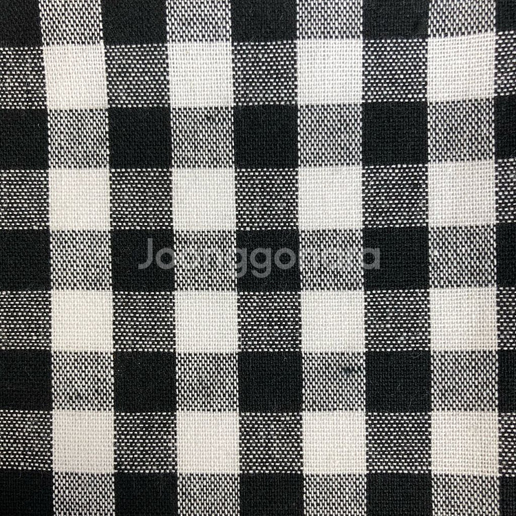 [새상품] 블랙 체크앤체크 허리 잎치마--6