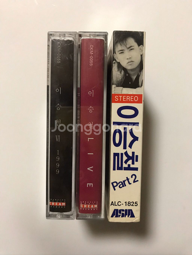 이승철 카세트 테이프 3개--3