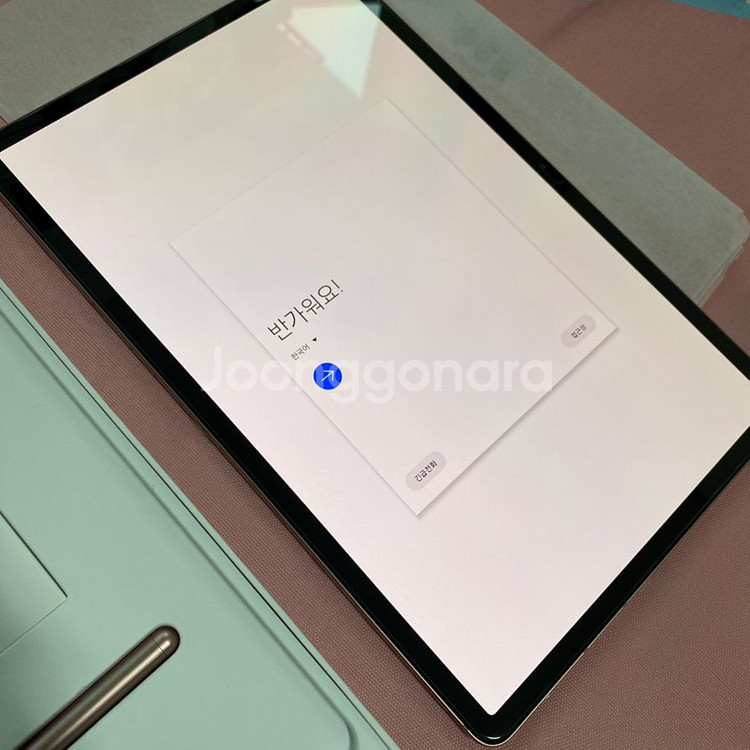 갤럭시탭s7+ LTE 브론즈 256gb 풀박스 일괄--2