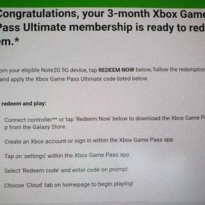 Xbox game pass Ultimate 3개월