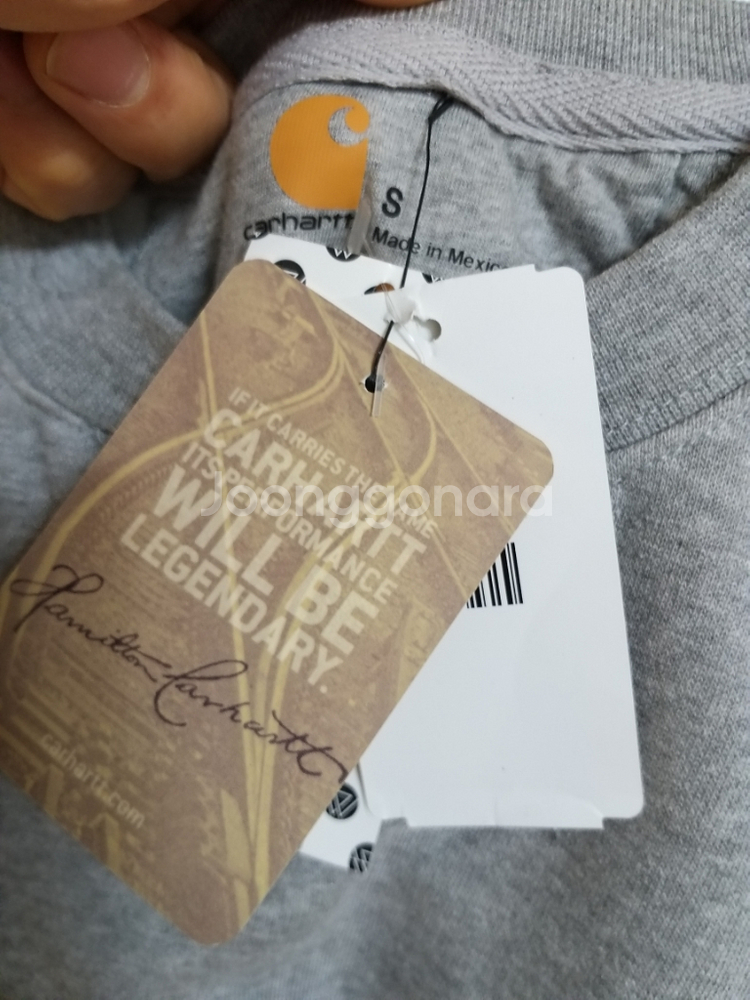 칼하트 기모 맨투맨티(새상품.여105.남95-100)--5