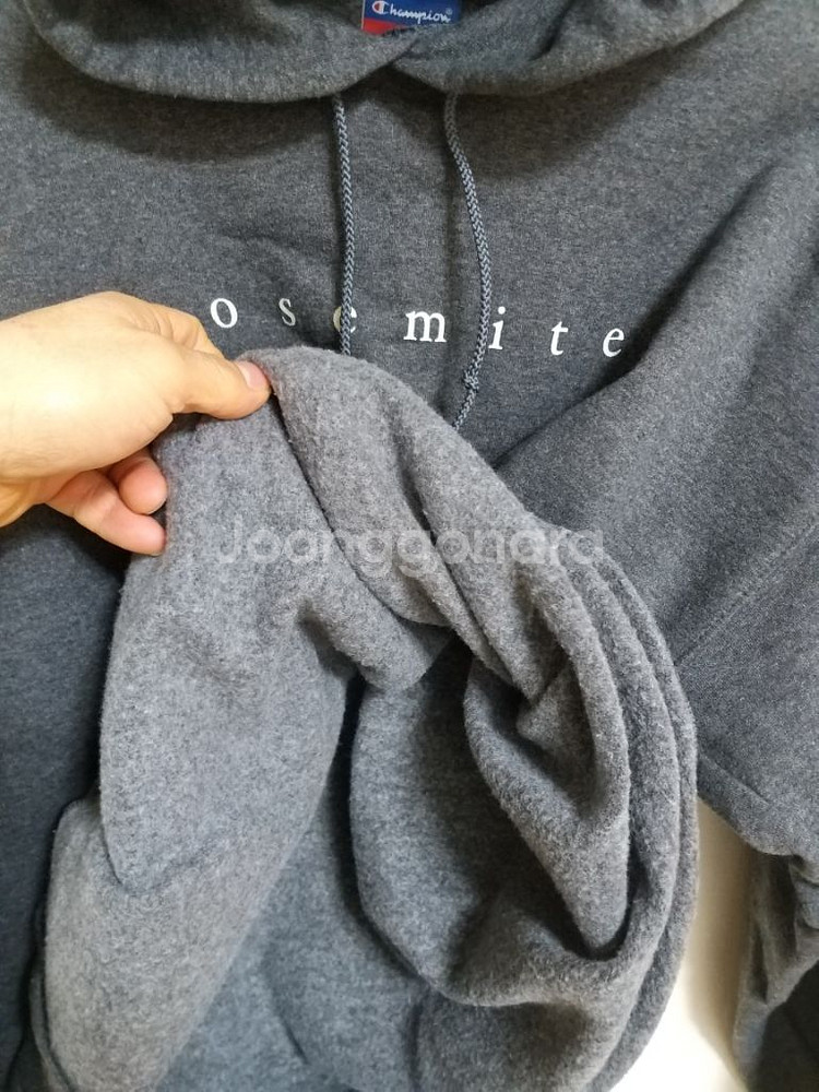 챔피언 오버핏 기모 후드티 (박시105-110)--5