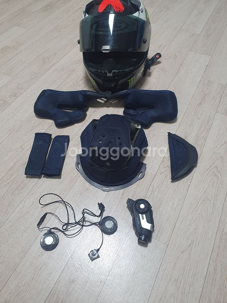 세나 10c 홍진 알파10 로렌조 몬스터 카본 헬멧--0