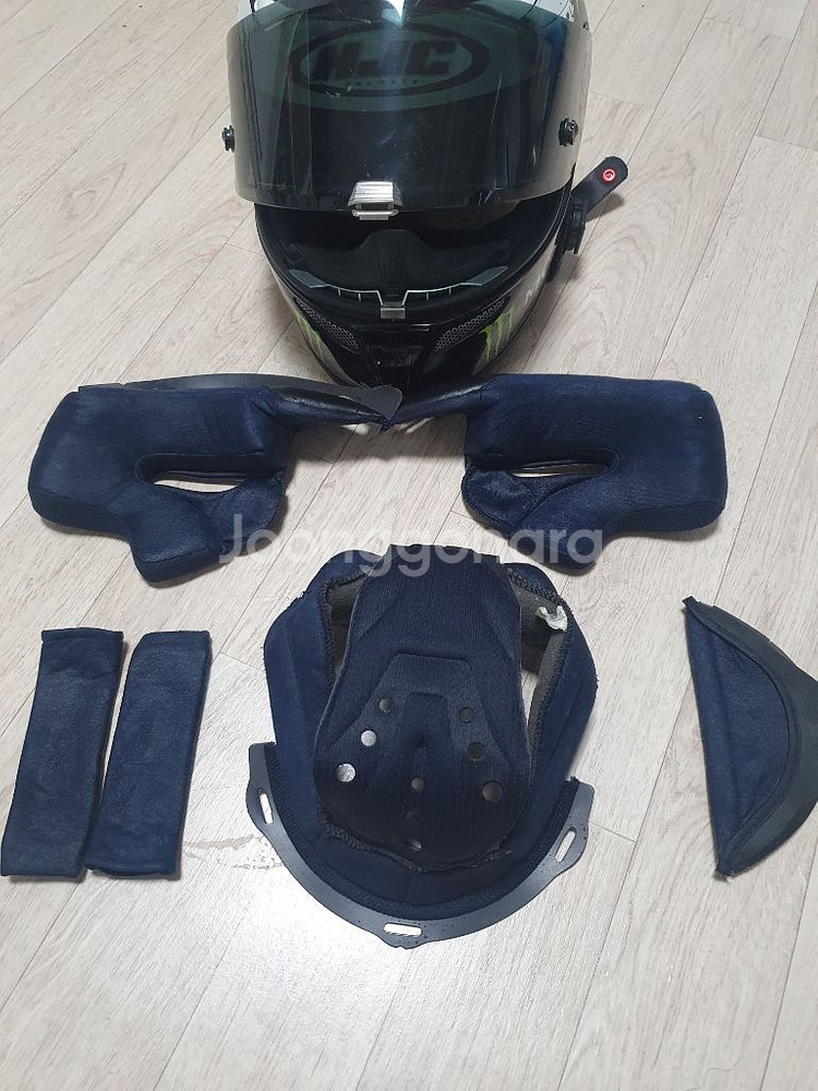 세나 10c 홍진 알파10 로렌조 몬스터 카본 헬멧--1