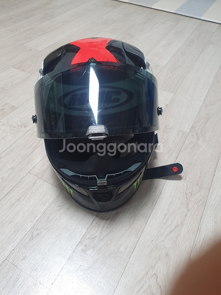 세나 10c 홍진 알파10 로렌조 몬스터 카본 헬멧--3