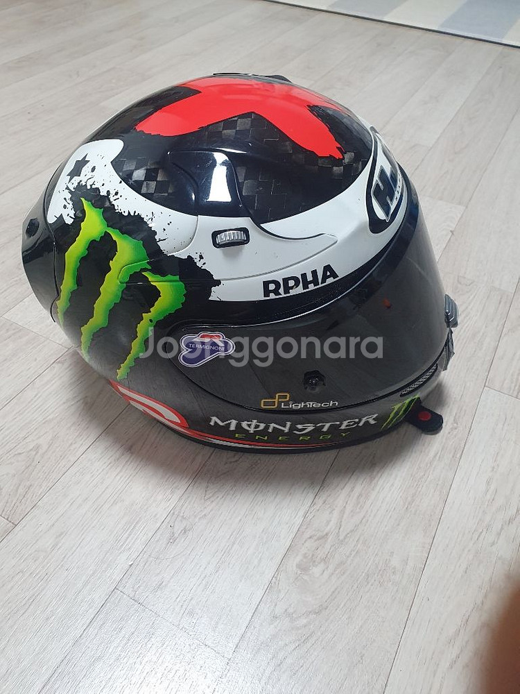 세나 10c 홍진 알파10 로렌조 몬스터 카본 헬멧--6