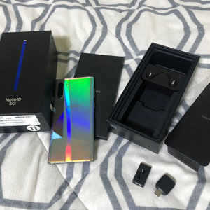 갤럭시노트10 5G 256기가 아우라글로우