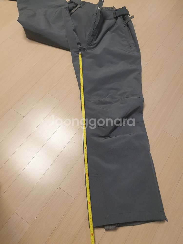 데상트 남성 스키바지--2