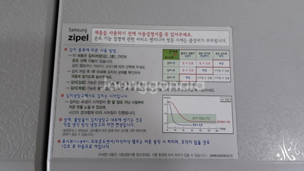 김치냉장고 (삼성 zipel 221L)--2