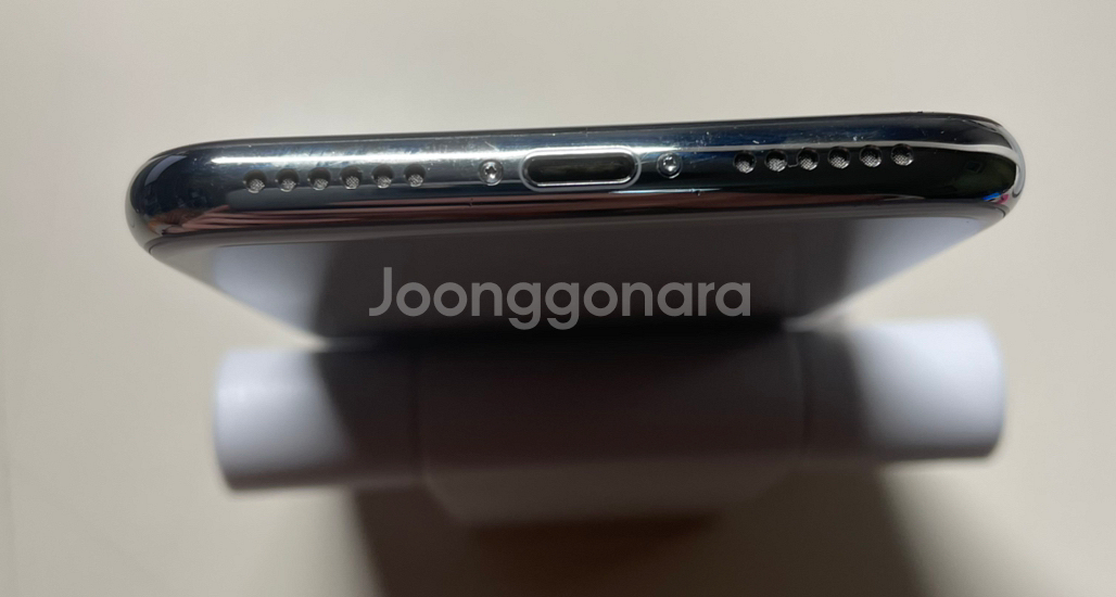 아이폰x 실버 256g 풀박--3
