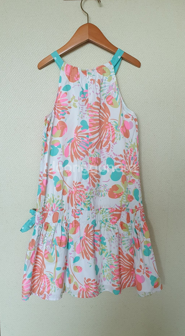 드팜 플라워 면 원피스 : 10호 (138cm)--1