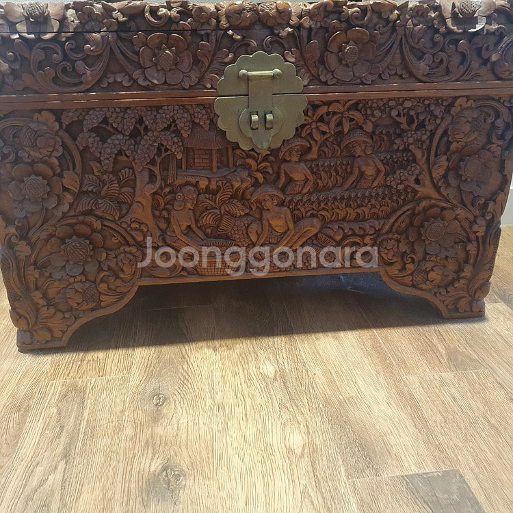 인도네시아 전통 목재 손조각 가구--2