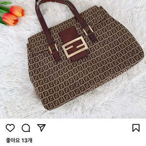 펜디 빈티지 주키노 도트 겸 숄더백