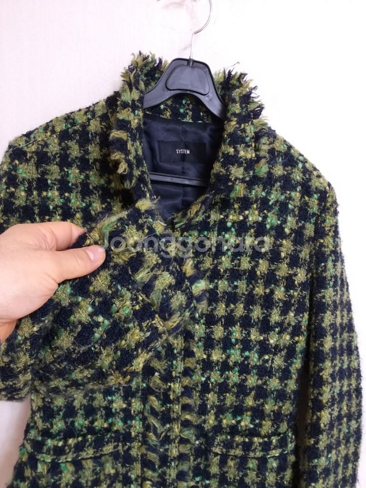 여성 시스템 트위드 모직자켓 (박시90-95)--2